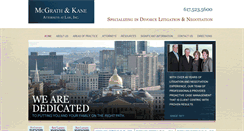 Desktop Screenshot of mcgrathkanelaw.com